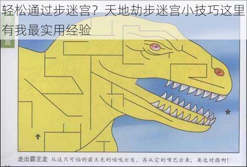 轻松通过步迷宫？天地劫步迷宫小技巧这里有我最实用经验