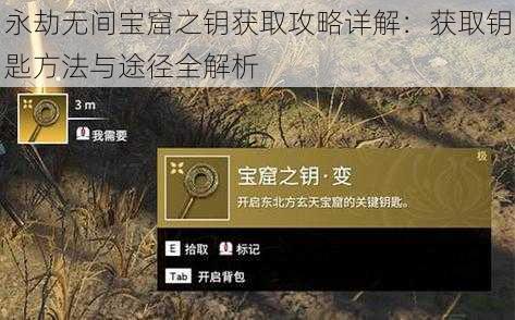 永劫无间宝窟之钥获取攻略详解：获取钥匙方法与途径全解析