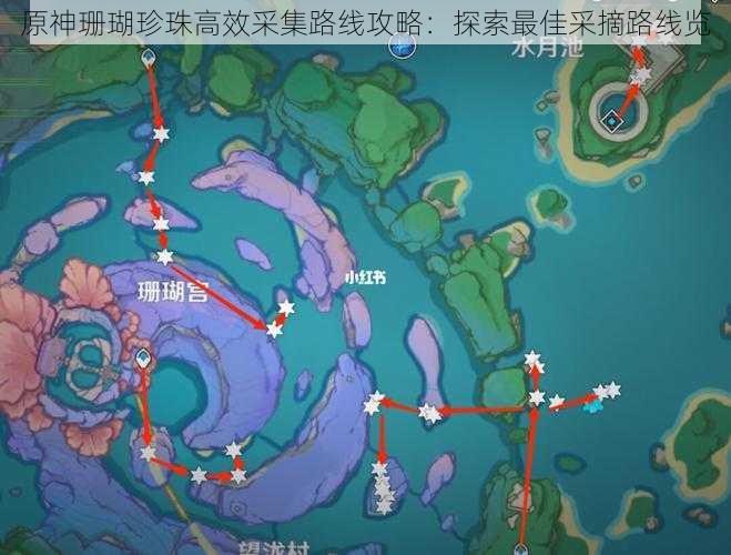 原神珊瑚珍珠高效采集路线攻略：探索最佳采摘路线览