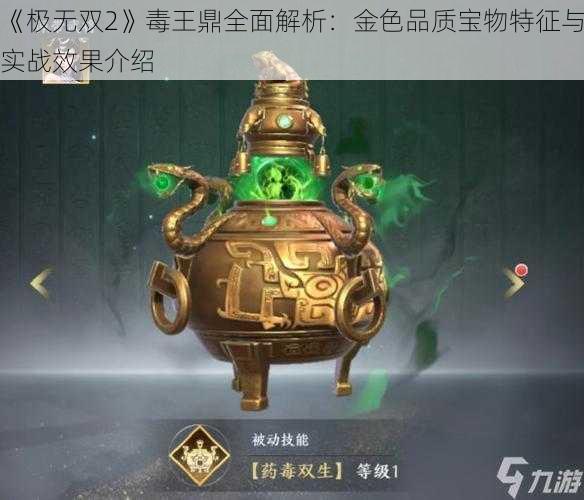 《极无双2》毒王鼎全面解析：金色品质宝物特征与实战效果介绍