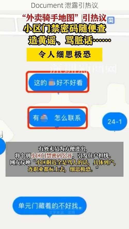 Document 泄露引热议