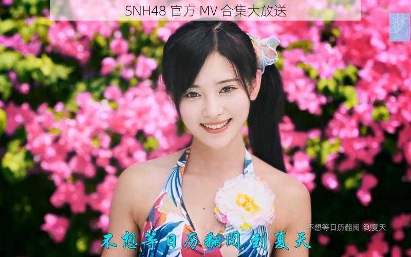 SNH48 官方 MV 合集大放送