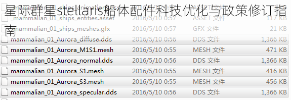 星际群星stellaris船体配件科技优化与政策修订指南